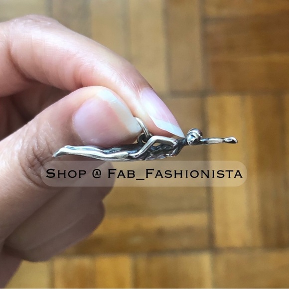 James Avery Jewelry - James Avery retired swimmers charm sterling silver